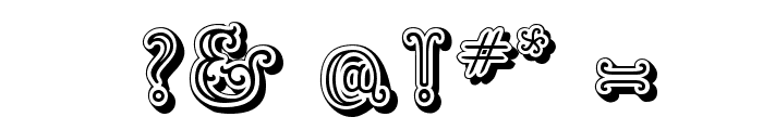 Goudy Decor ShodwnC Font OTHER CHARS