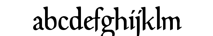 Goudy Mediaeval Regular Font LOWERCASE