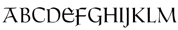 Goudy Thirty Light Font UPPERCASE
