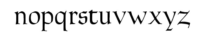 Goudy Thirty Light Font LOWERCASE