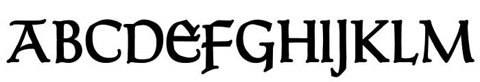 Goudy Thirty Font UPPERCASE