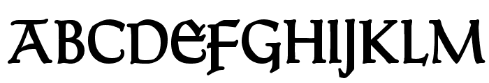 GoudyThirty-DemiBold Font UPPERCASE