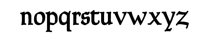 GoudyThirty-DemiBold Font LOWERCASE