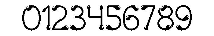 Gouttes Medium Font OTHER CHARS