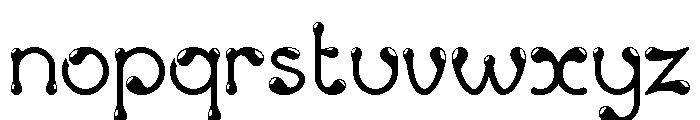 Gouttes Medium Font LOWERCASE