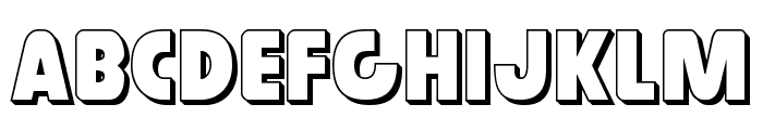 Governor 3D Font LOWERCASE