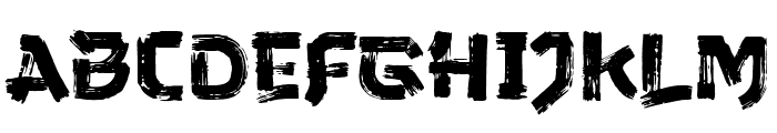 Gozaru Font UPPERCASE