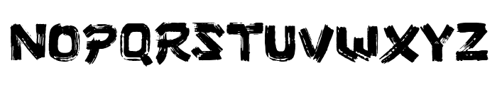 Gozaru Font UPPERCASE
