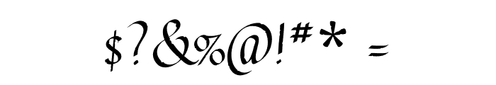 gothic ultra ot Font OTHER CHARS