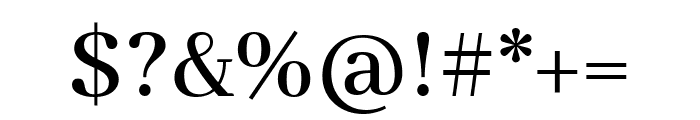 Abhaya Libre 500 Font OTHER CHARS
