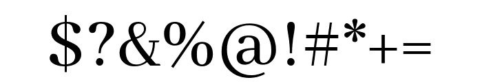 Abhaya Libre regular Font OTHER CHARS