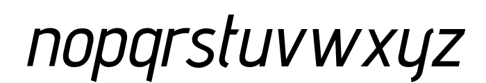 Advent Pro 500italic Font LOWERCASE