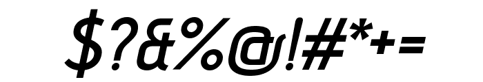 Advent Pro 600italic Font OTHER CHARS