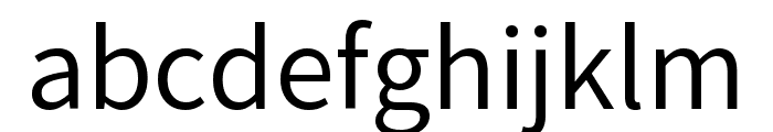 Akatab Regular Font LOWERCASE