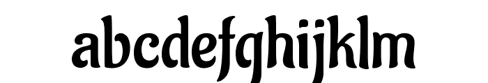 Aladin regular Font LOWERCASE