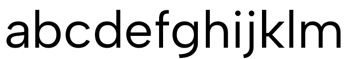 Albert Sans Regular Font LOWERCASE