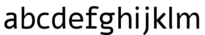 Alef regular Font LOWERCASE