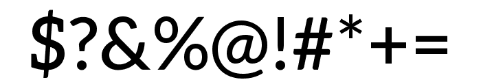 Aleo 500 Font OTHER CHARS