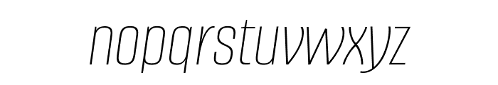 Alumni Sans 100italic Font LOWERCASE