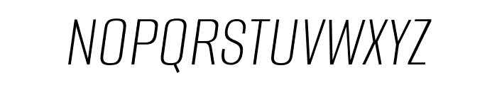 Alumni Sans 200italic Font UPPERCASE