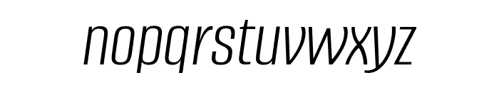 Alumni Sans 300italic Font LOWERCASE