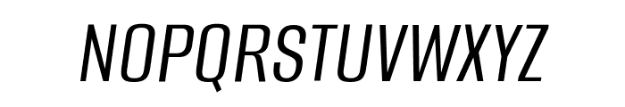 Alumni Sans Italic Font UPPERCASE