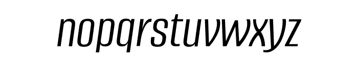 Alumni Sans Italic Font LOWERCASE