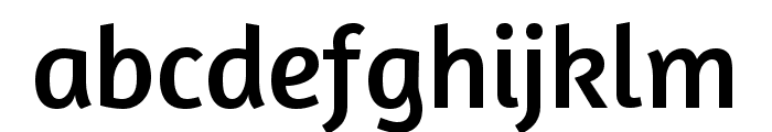 Amaranth regular Font LOWERCASE
