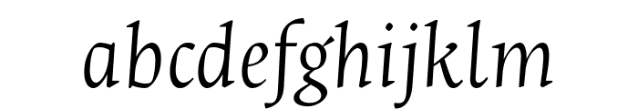 Ancizar Serif 300italic FONT