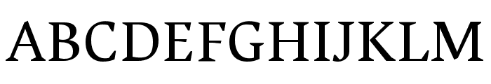 Ancizar Serif Regular Font UPPERCASE