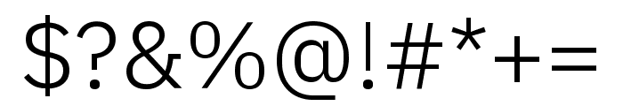 Anuphan 300 Font OTHER CHARS