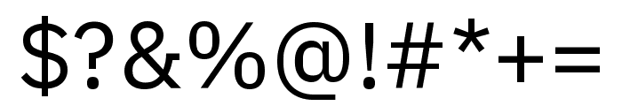 Anuphan Regular Font OTHER CHARS