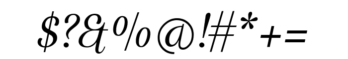 Arapey italic Font OTHER CHARS