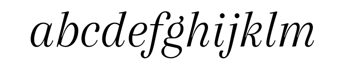 Arapey italic Font LOWERCASE