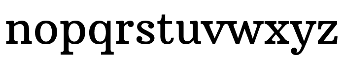 Arbutus Slab regular Font LOWERCASE