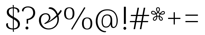 Arima 300 Font OTHER CHARS