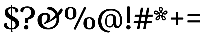 Arima 600 Font OTHER CHARS