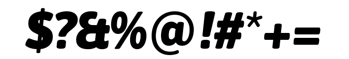 Asap 900italic Font OTHER CHARS