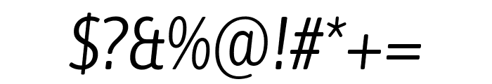 Asap Condensed 300italic Font OTHER CHARS