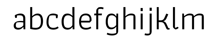 Athiti regular Font LOWERCASE