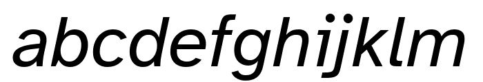 Atkinson Hyperlegible Italic Font LOWERCASE