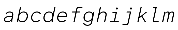 Atkinson Hyperlegible Mono 200italic FONT