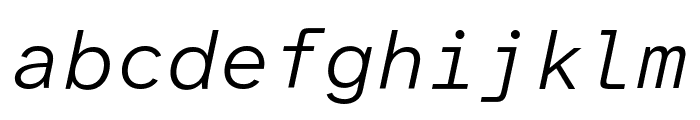 Atkinson Hyperlegible Mono 300italic FONT