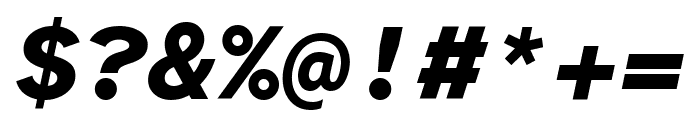 Atkinson Hyperlegible Mono 800italic Font OTHER CHARS