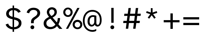 Atkinson Hyperlegible Mono Regular Font OTHER CHARS