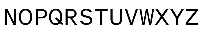 Atkinson Hyperlegible Mono Regular Font UPPERCASE