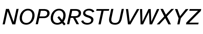 Atkinson Hyperlegible Next Italic Font UPPERCASE
