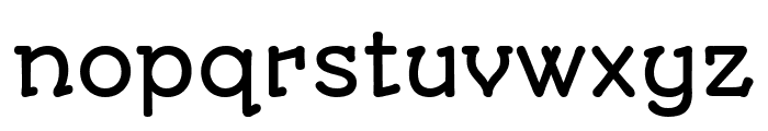 Autour One regular Font LOWERCASE