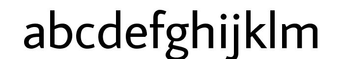 Average Sans regular Font LOWERCASE