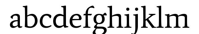 Average regular Font LOWERCASE